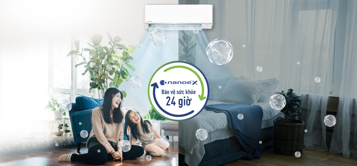 Máy lạnh PANASONIC Inverter 2 HP 18000BTU 1 chiều CU/CS-RU18-AKH8